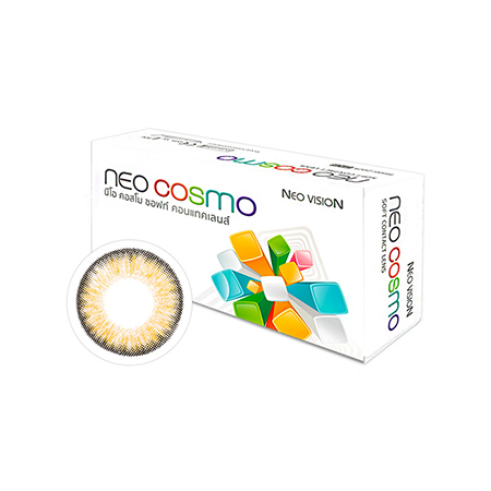 Neo Cosmo คอนแทคเลนส์สีน้ำตาลทอง Shimmer Honey